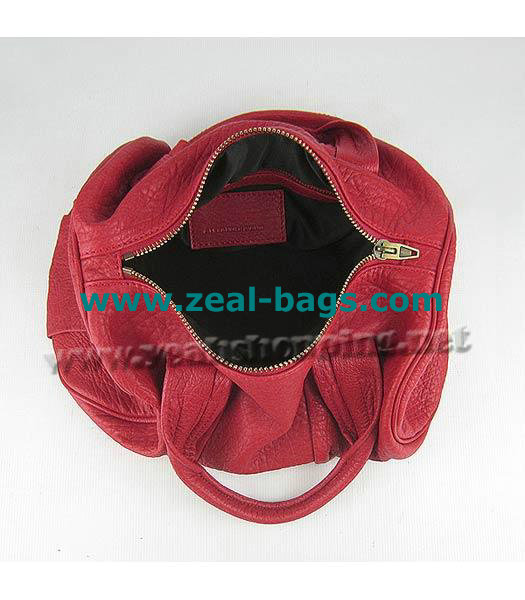 AAA Replica Alexander Wang Rocco Mini Duffle Top Handle Red - Click Image to Close